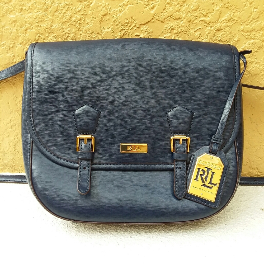LAUREN Ralph Lauren Navy Blue Crossbody Handbag